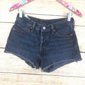 Levi's cutoff shorts size 25 // 0736